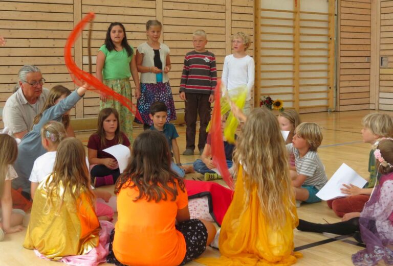 Monatsfeier an der Freien Waldorfschule Burgweiler