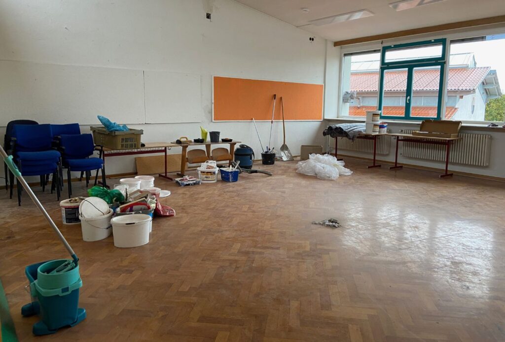 Renovieren der Klassenzimmer - Freie Waldorfschule Burgweiler